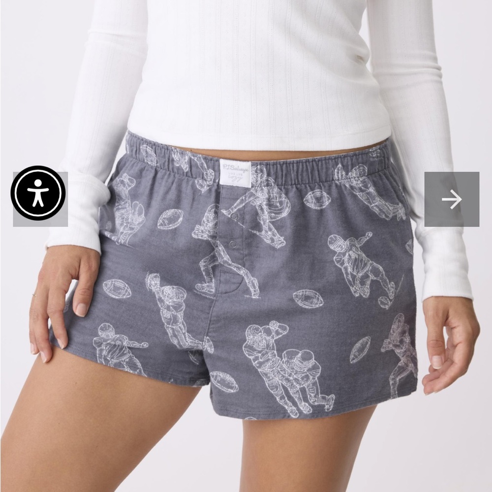 P.J. Salvage Charcoal Game Day Boxer Shorts